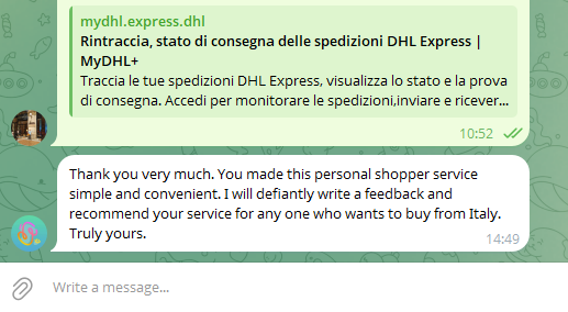 Convenient Personal Shopping Service Italy 584